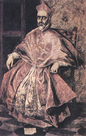Портрет инквизитора ( художник Эль Греко)